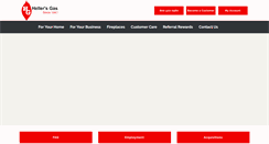 Desktop Screenshot of hellersgas.com