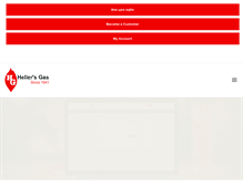 Tablet Screenshot of hellersgas.com